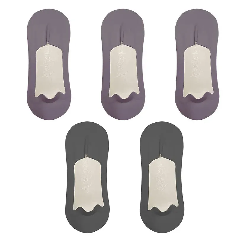 5 Pairs Summer Ultra-thin & Breathable No Show Socks