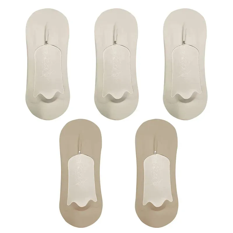 5 Pairs Summer Ultra-thin & Breathable No Show Socks