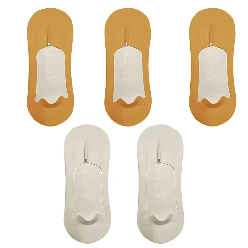 5 Pairs Summer Ultra-thin & Breathable No Show Socks