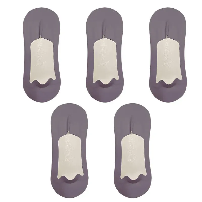 5 Pairs Summer Ultra-thin & Breathable No Show Socks