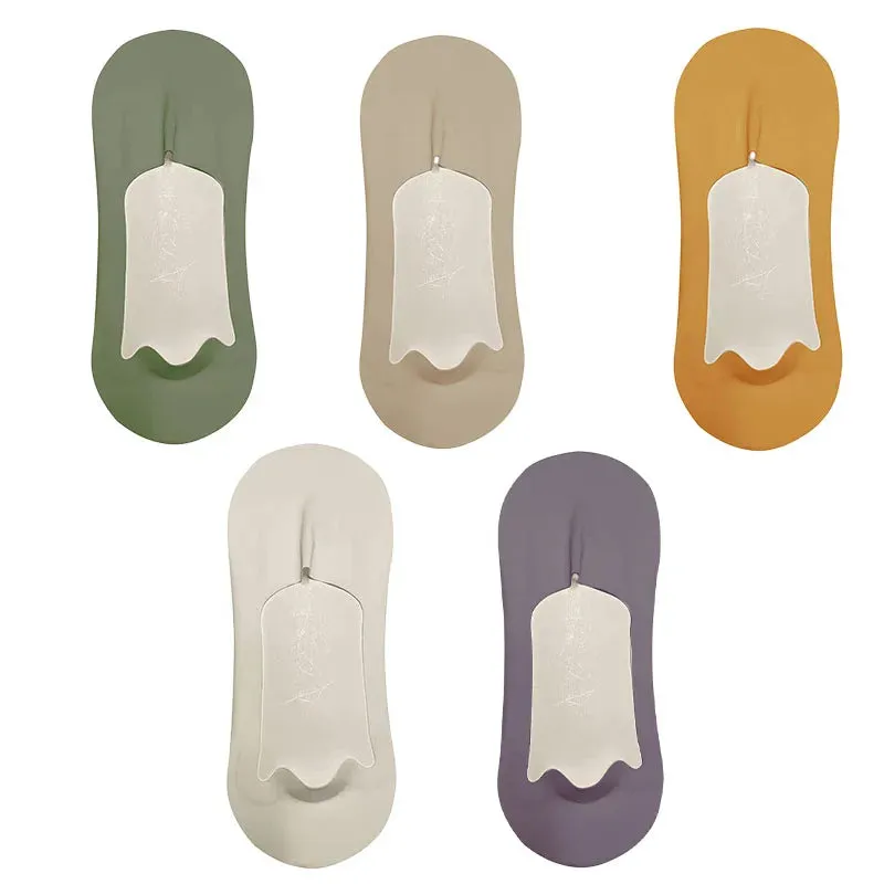 5 Pairs Summer Ultra-thin & Breathable No Show Socks