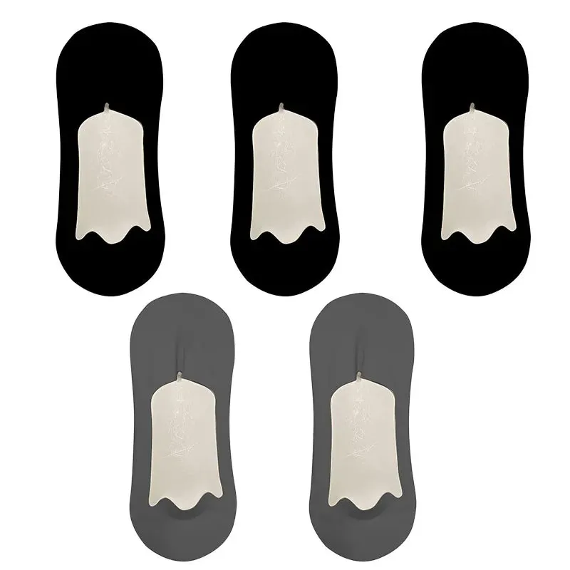 5 Pairs Summer Ultra-thin & Breathable No Show Socks