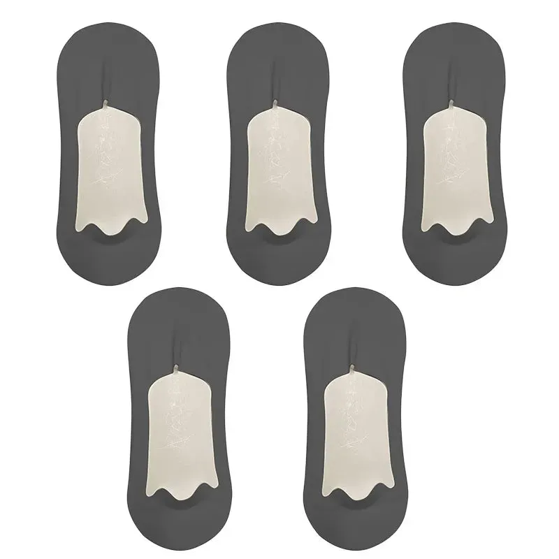 5 Pairs Summer Ultra-thin & Breathable No Show Socks