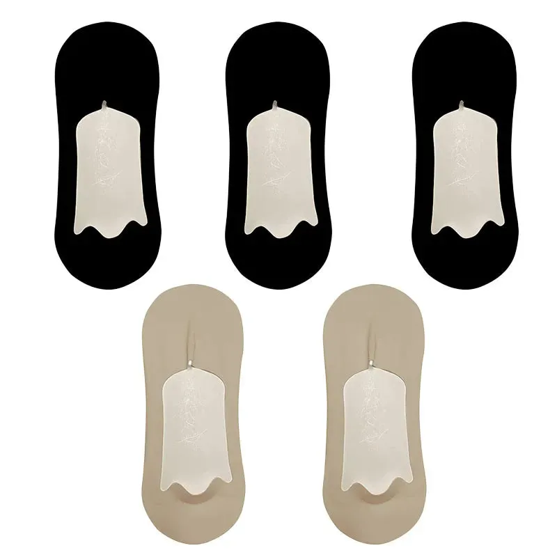 5 Pairs Summer Ultra-thin & Breathable No Show Socks