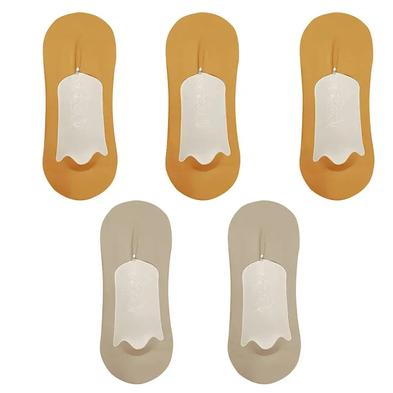 5 Pairs Summer Ultra-thin & Breathable No Show Socks
