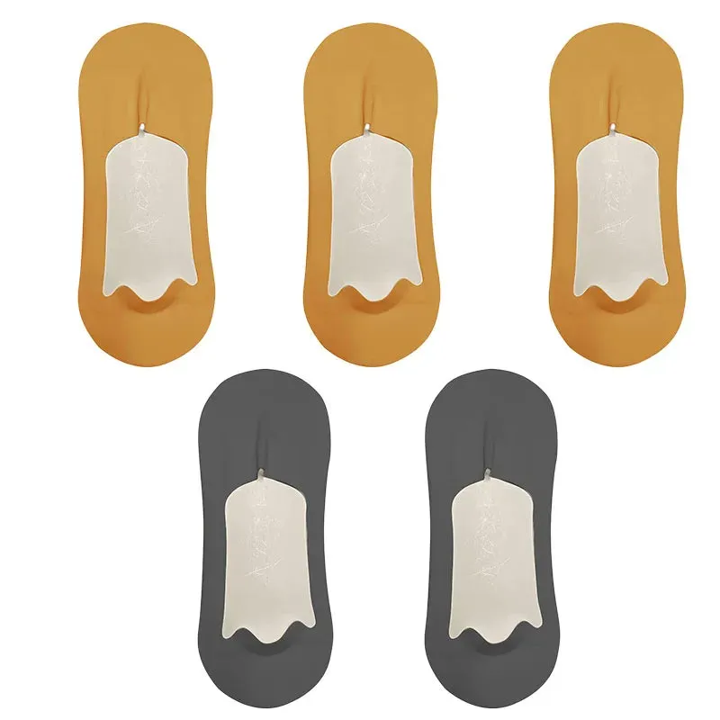5 Pairs Summer Ultra-thin & Breathable No Show Socks