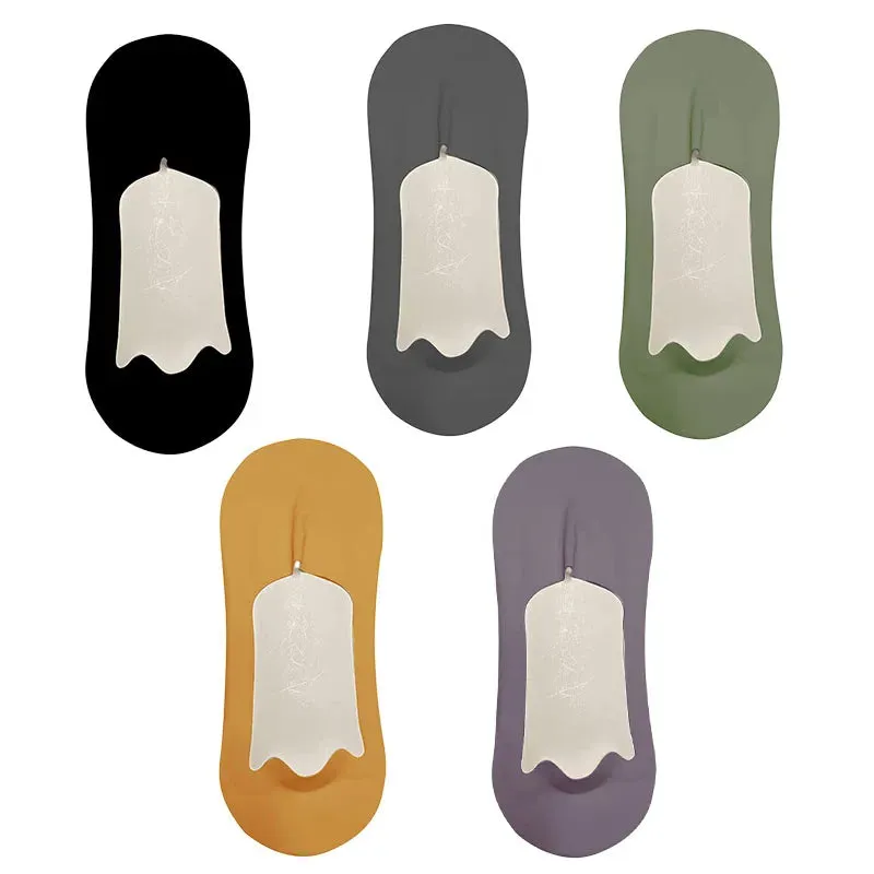 5 Pairs Summer Ultra-thin & Breathable No Show Socks