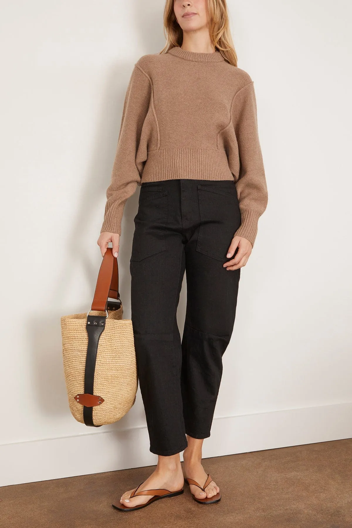 Alina Dolman Sweater in Walnut