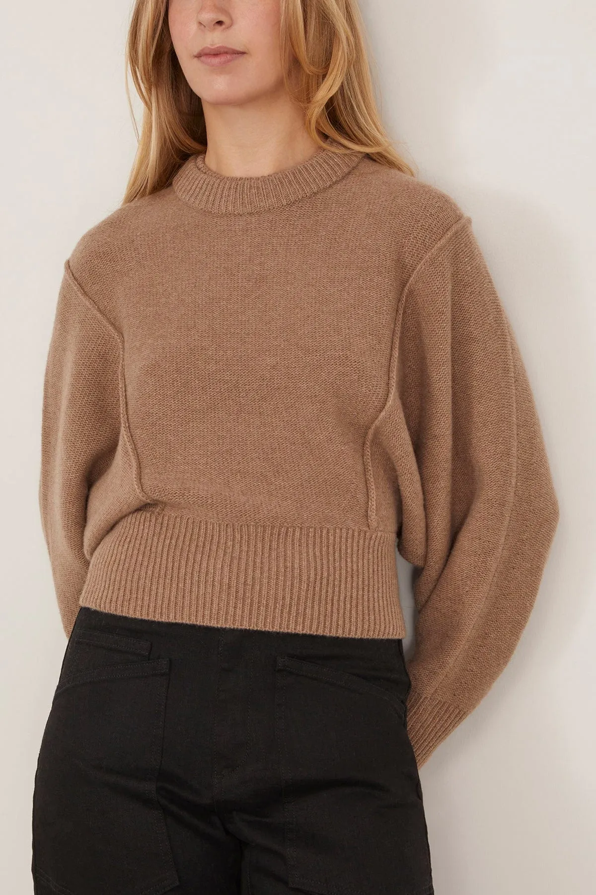 Alina Dolman Sweater in Walnut