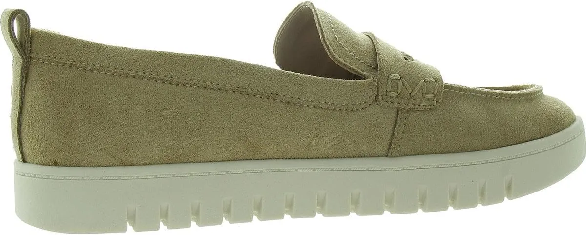Anne Klein Womens Kinetic Padded Insole Faux Suede Slip-On Sneakers