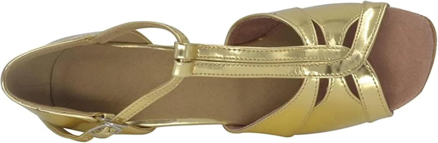 Ballroom Dance Shoes Party Performance Practice Suede Sole Shoes for Women