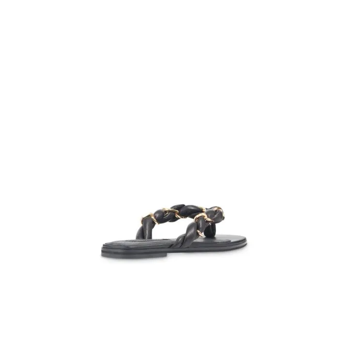 Bel Sandal Black Leather