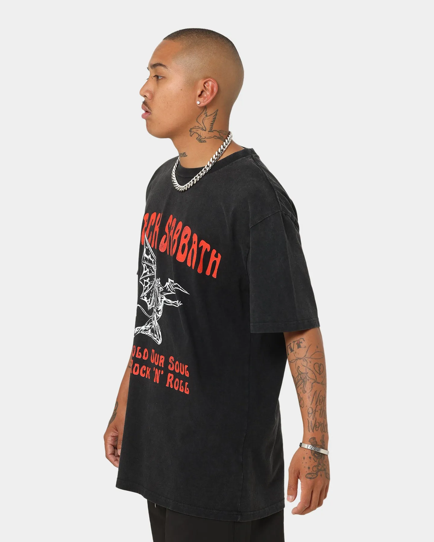 Black Sabbath Sold Our Soul Vintage T-Shirt Washed Black