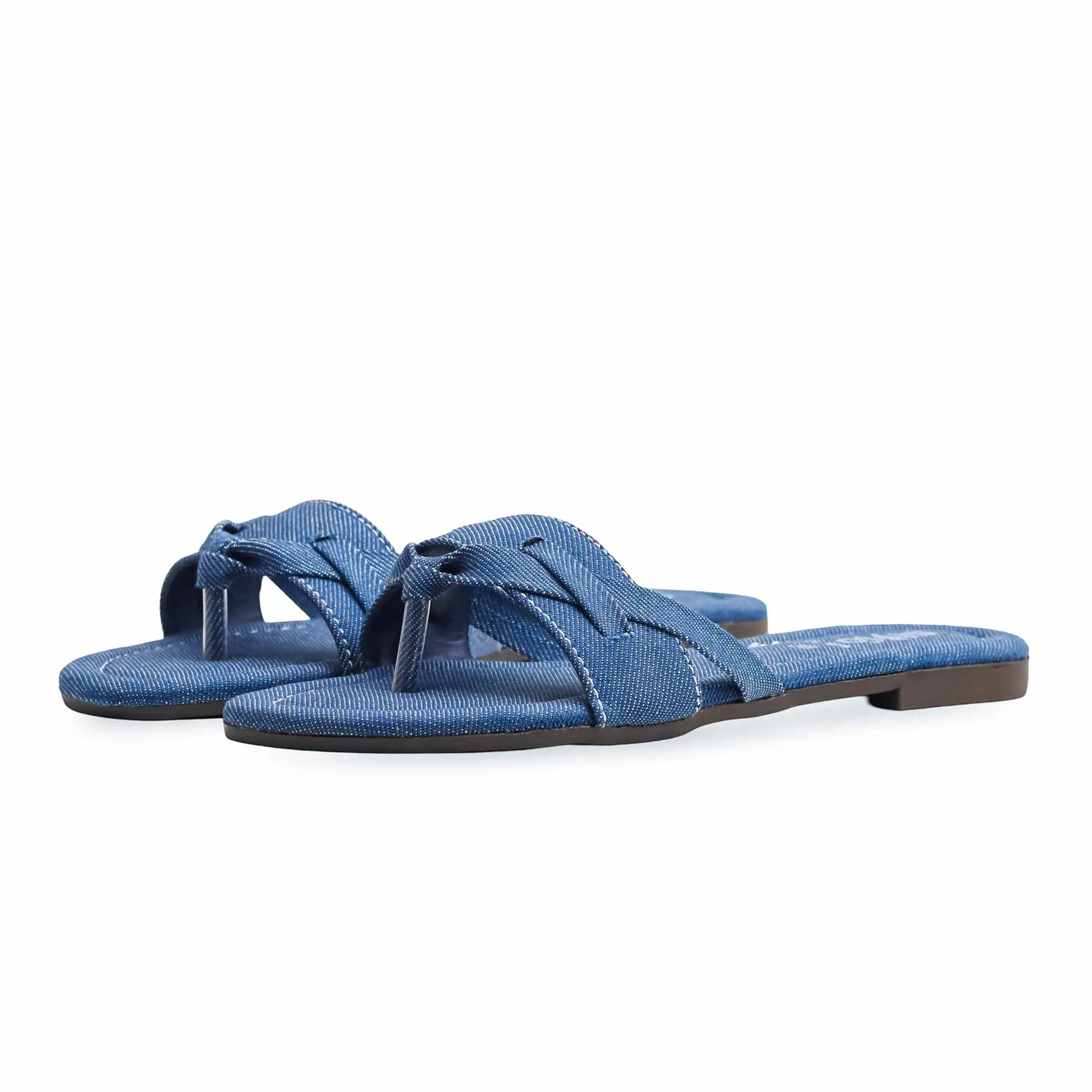 Blue Casual Chappal CL1879