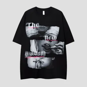 Bold Black Graphic Tee Unleashed