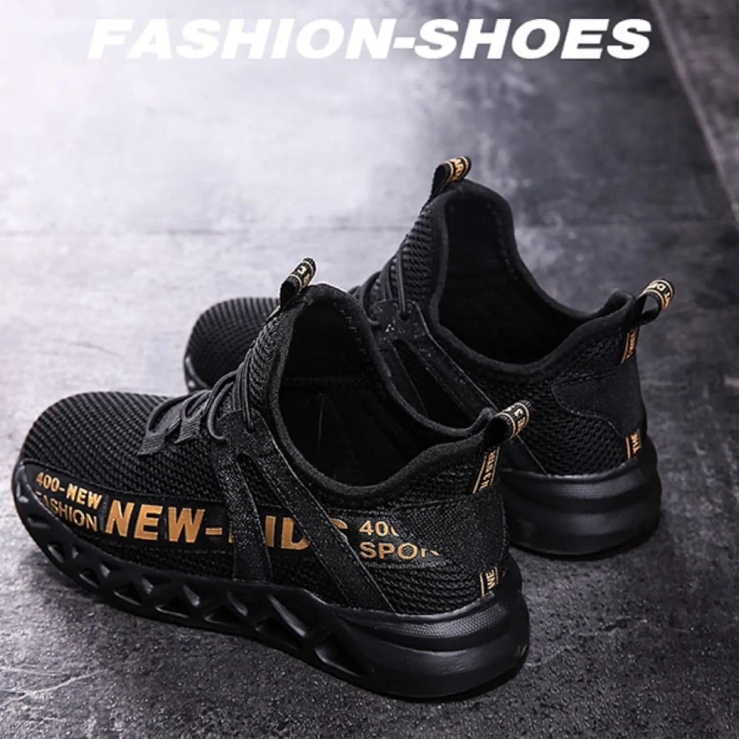 Boys and Girls Sneakers Breathable Double mesh Woven Running Shoes