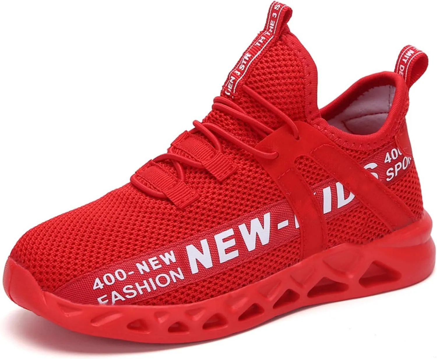 Boys and Girls Sneakers Breathable Double mesh Woven Running Shoes