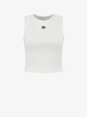 Bundi Rib Top - Off-white