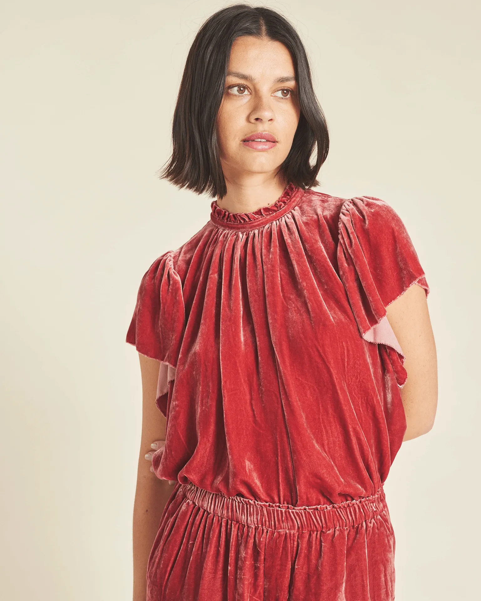 Carla Blouse in Sienna