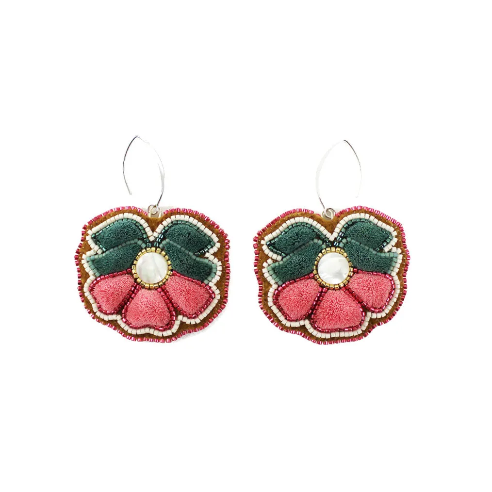 Carmen Miller Tufted Floral Earrings