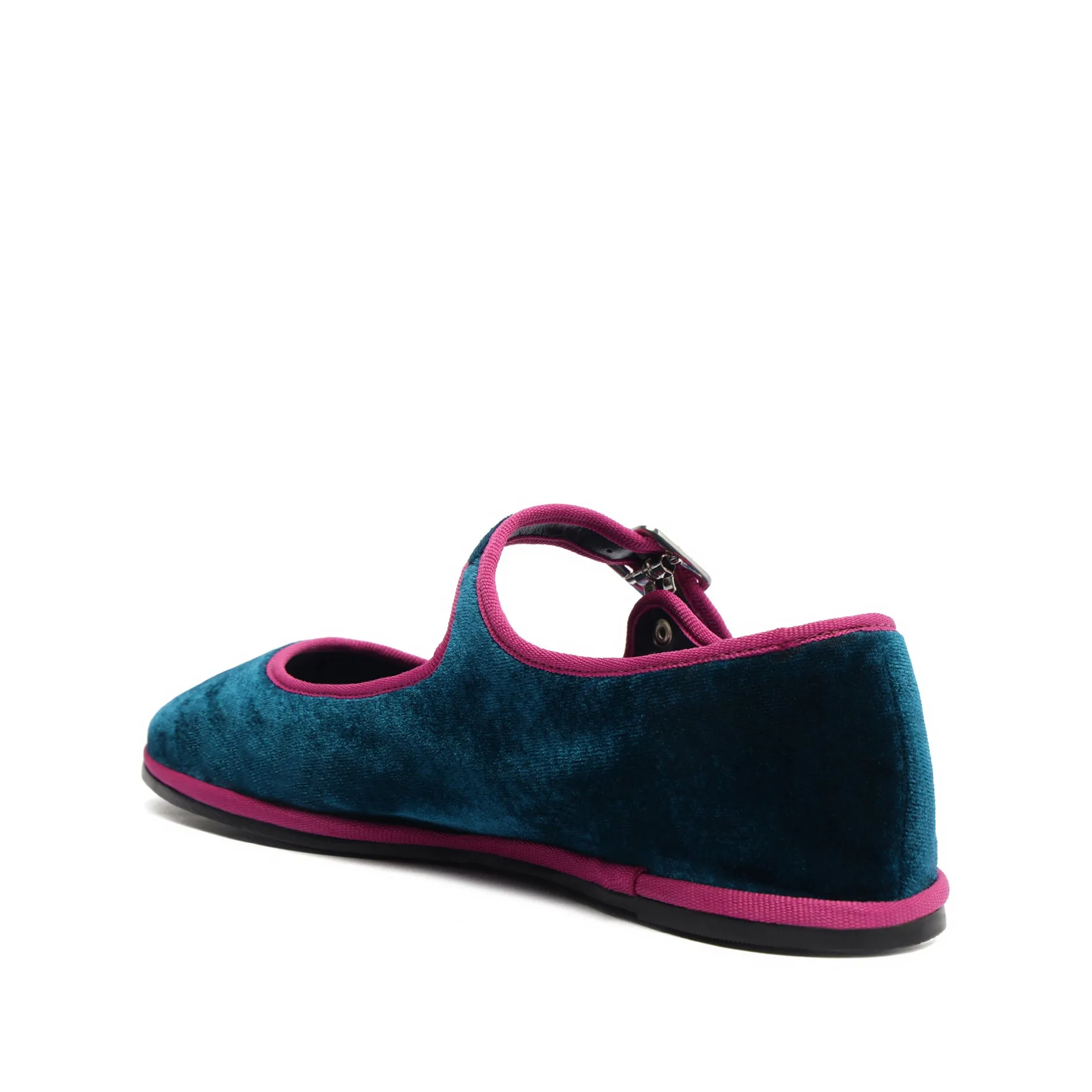 Clarissa Velvet Flat