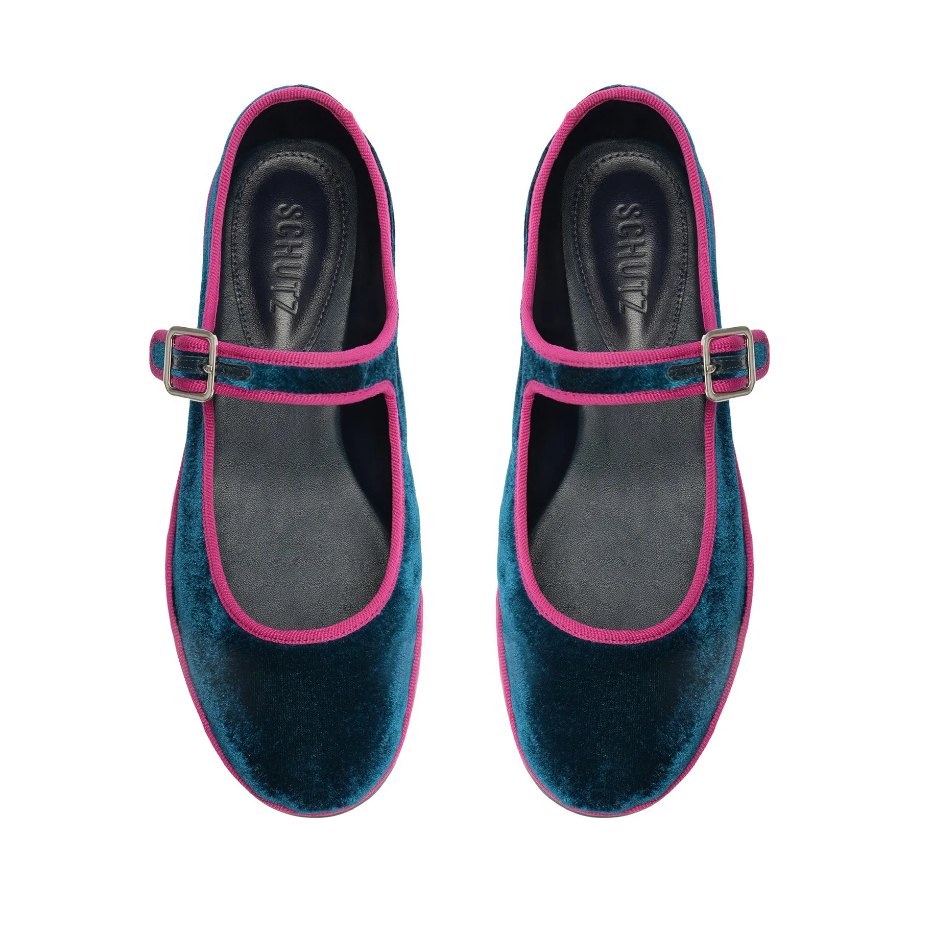 Clarissa Velvet Flat