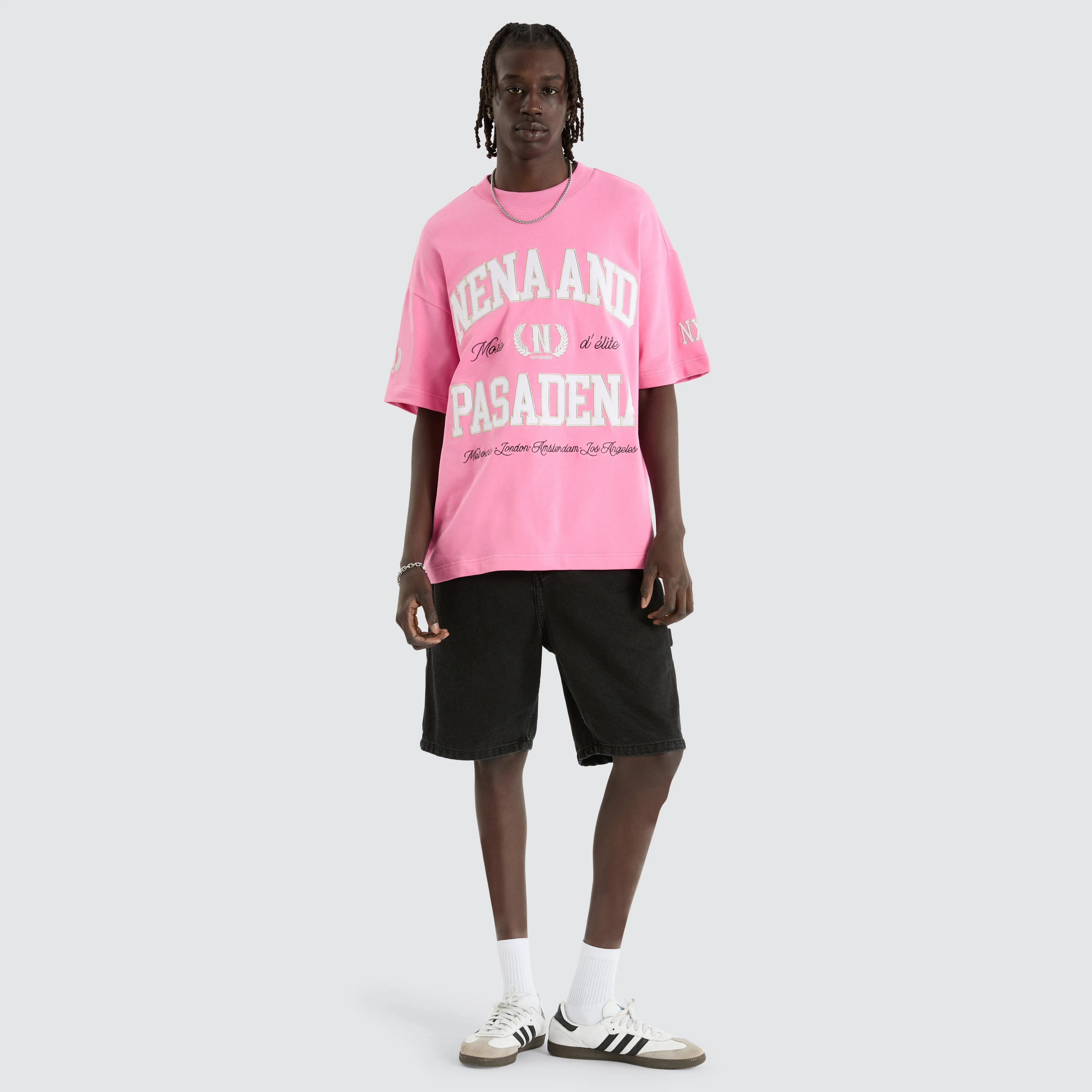 Club Loopback Raptor Tee Pink
