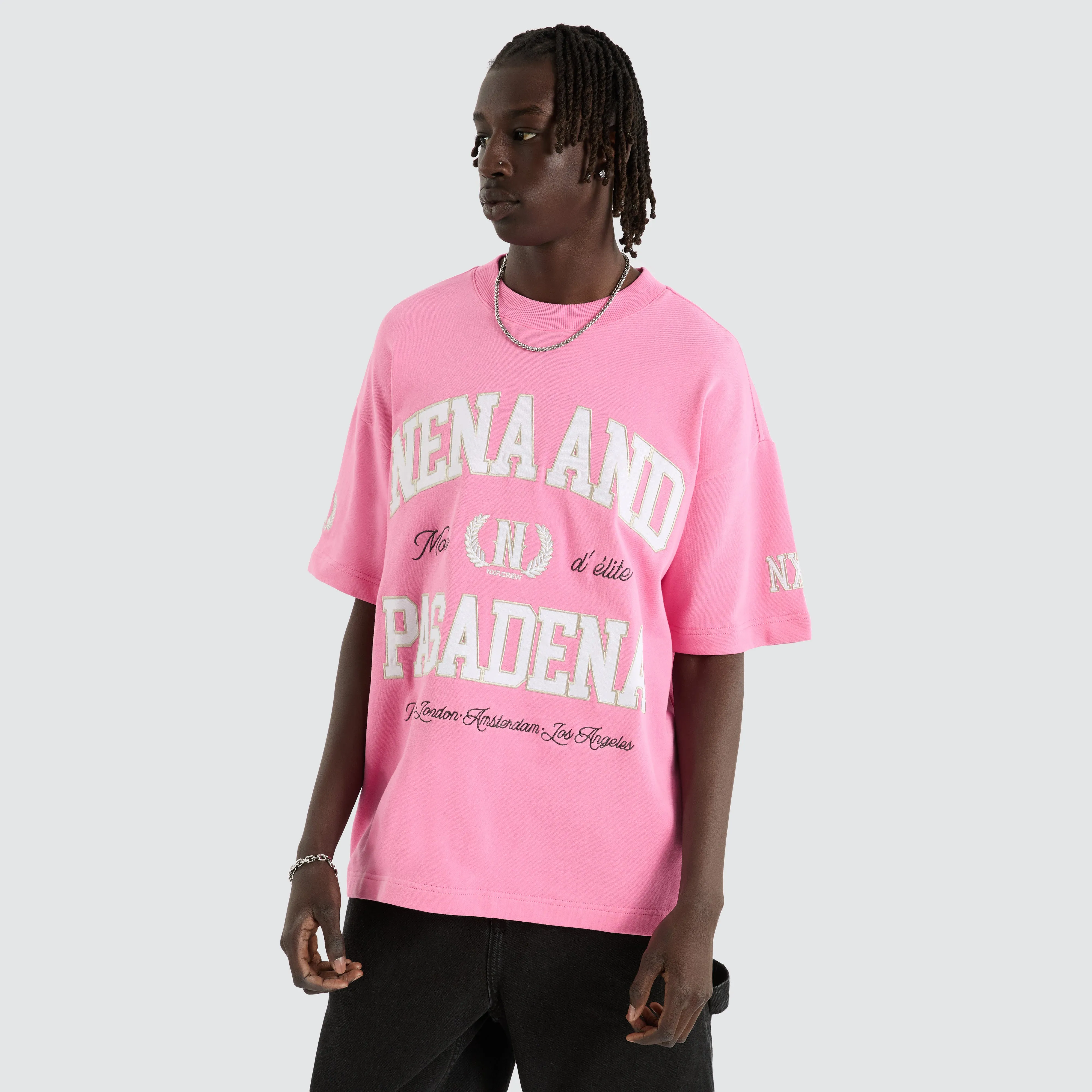 Club Loopback Raptor Tee Pink