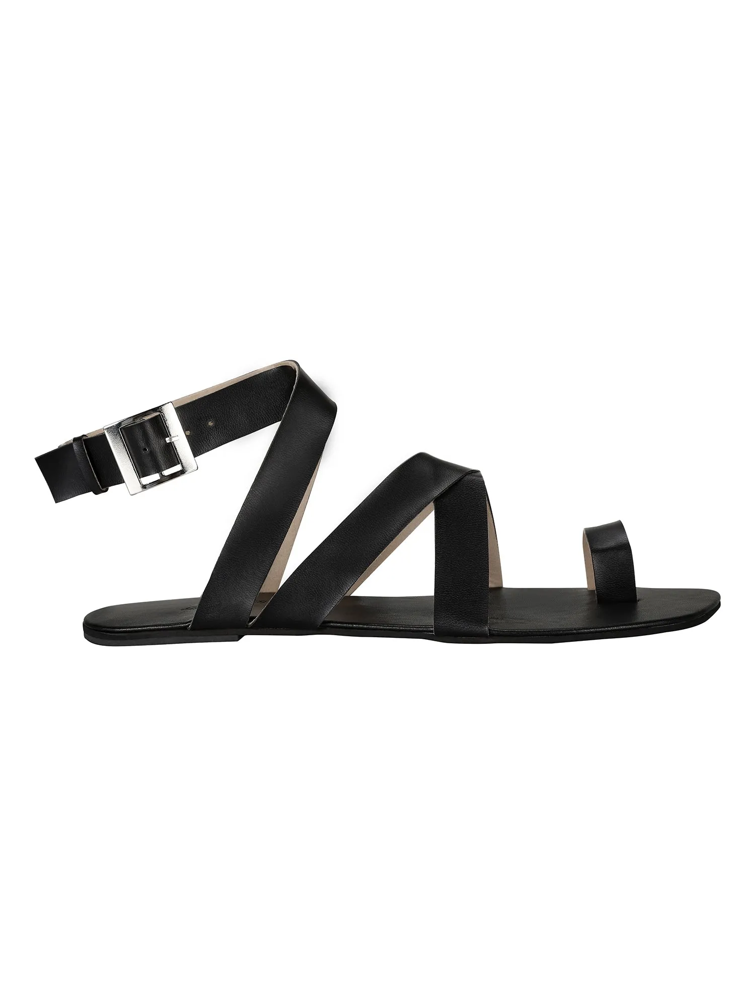 Criss Cross Flats in Black