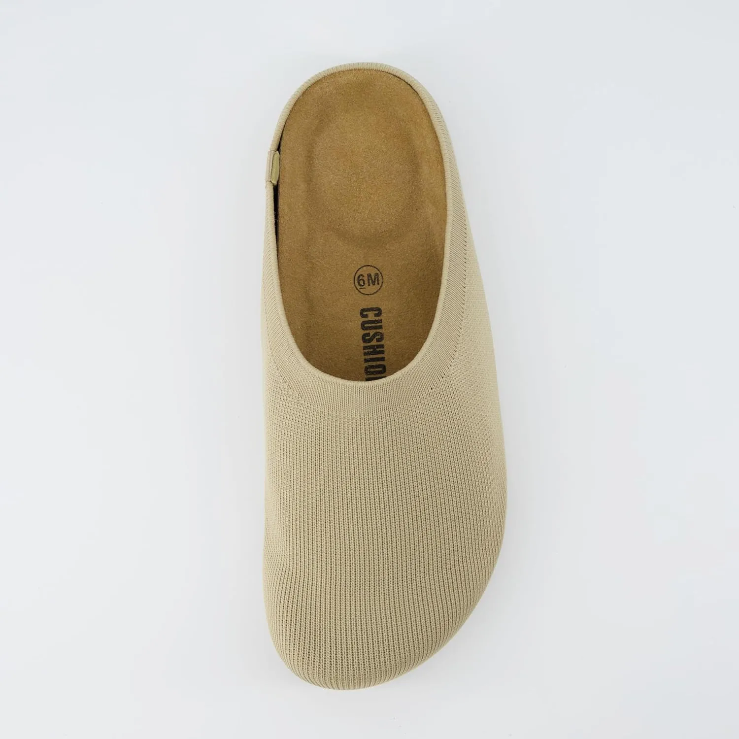 CUSHIONAIRE Women's Sils Knit Cork Footbed Clog with  Comfort