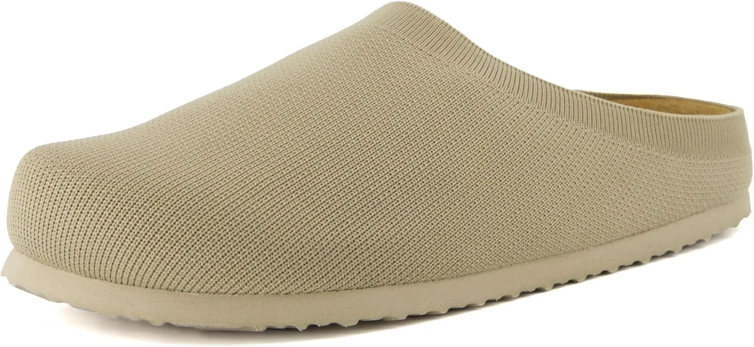CUSHIONAIRE Women's Sils Knit Cork Footbed Clog with  Comfort