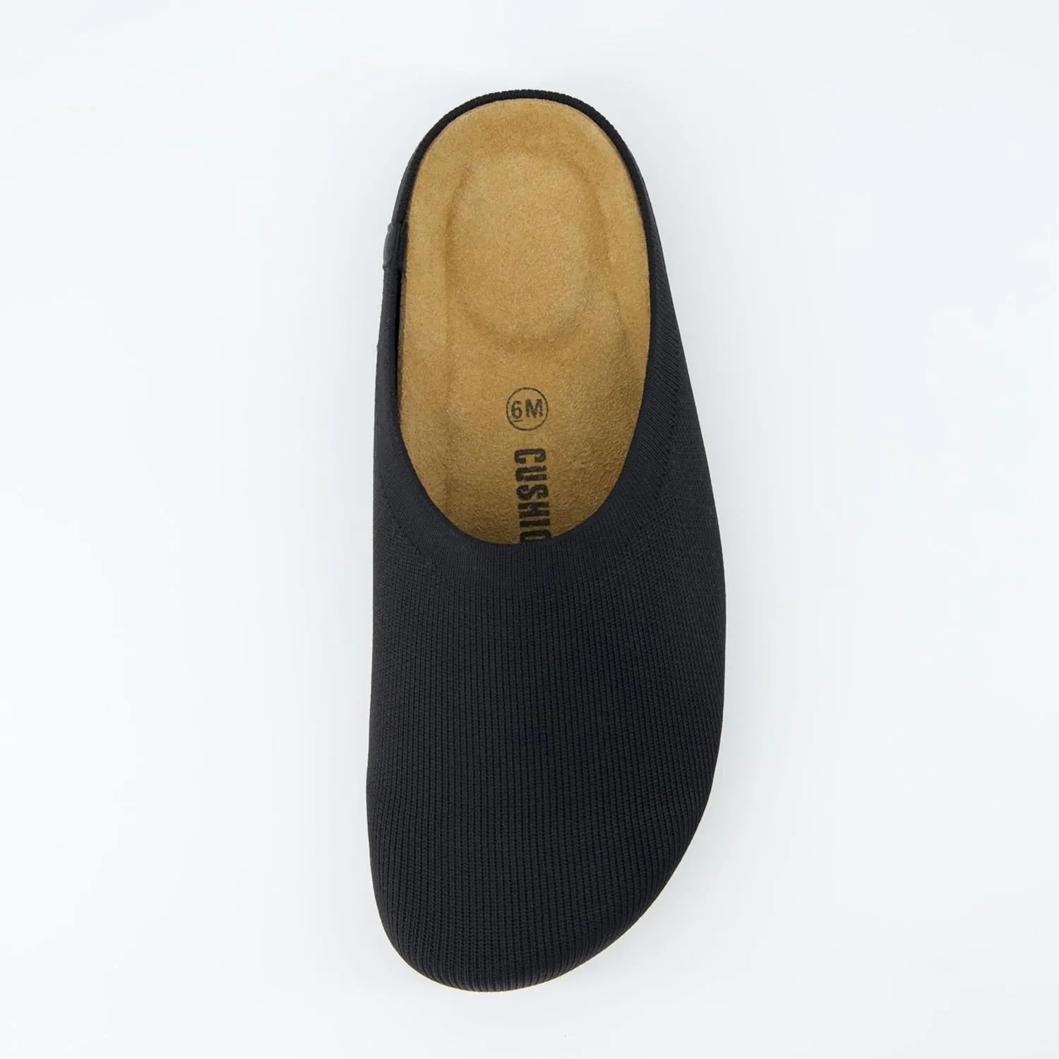 CUSHIONAIRE Women's Sils Knit Cork Footbed Clog with  Comfort