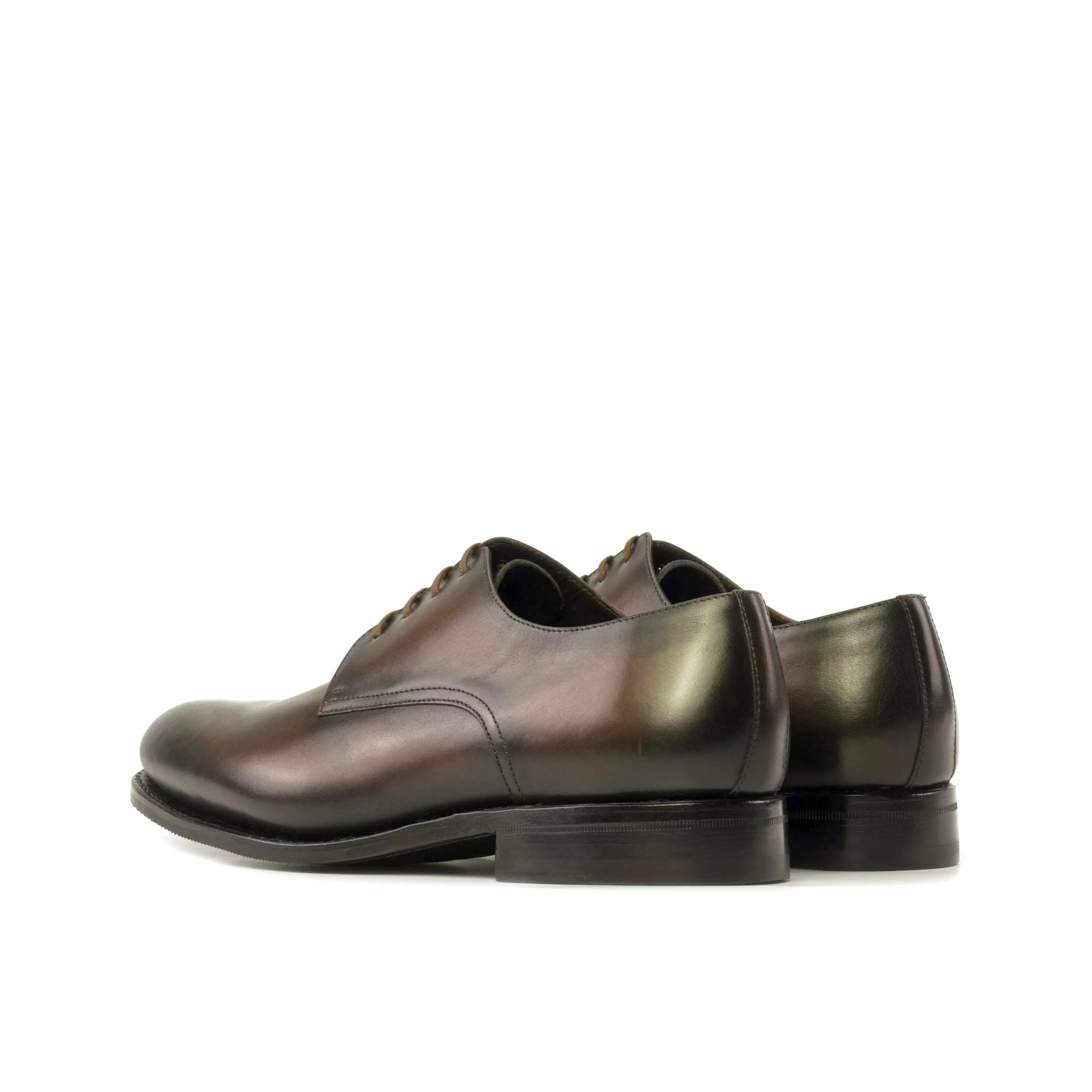 DapperFam Vero in Dark Brown Men's Italian Leather Derby
