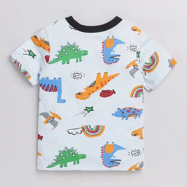 Dinosaur World Tshirt - Blue