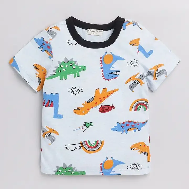 Dinosaur World Tshirt - Blue