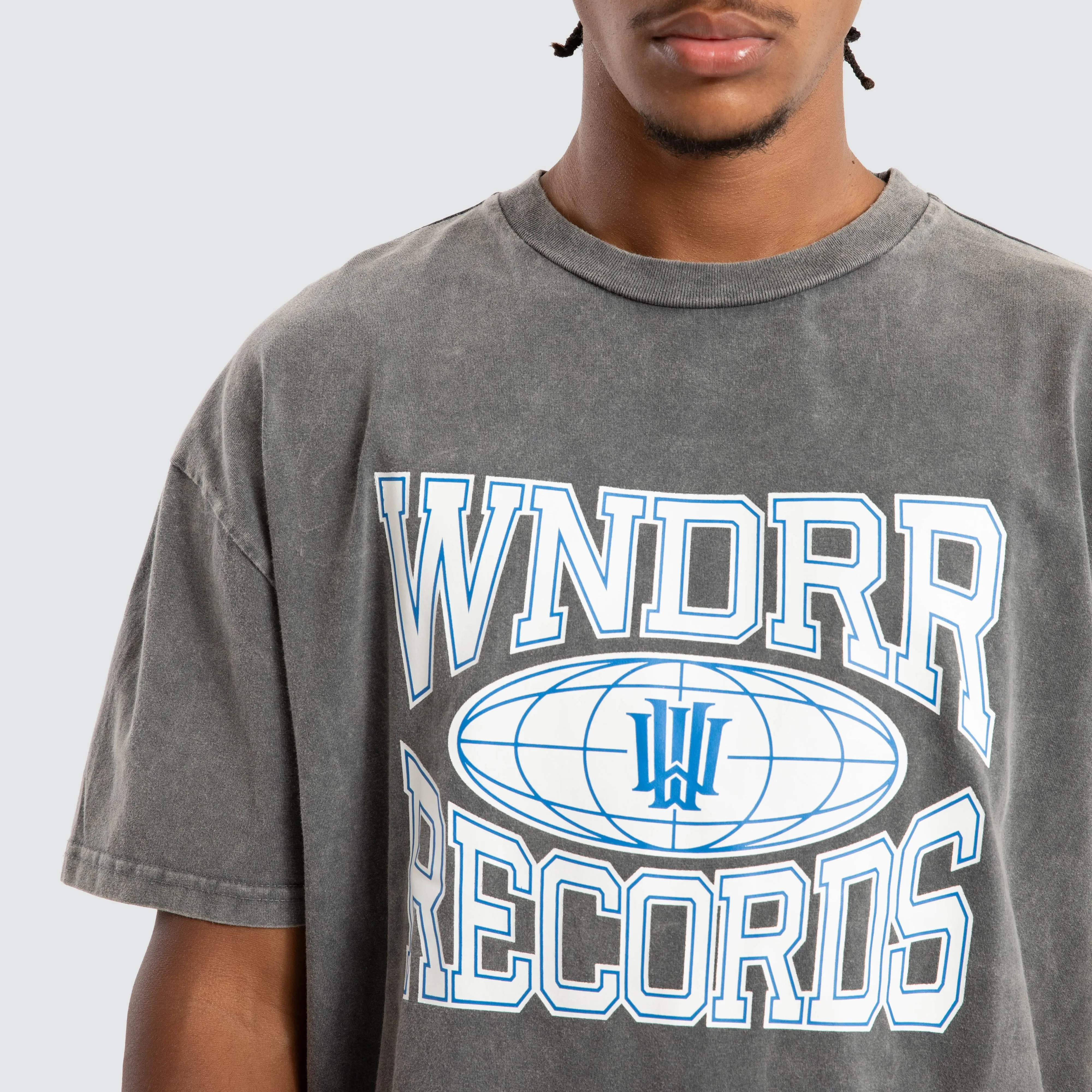 Fiend Box Fit Tee Grey