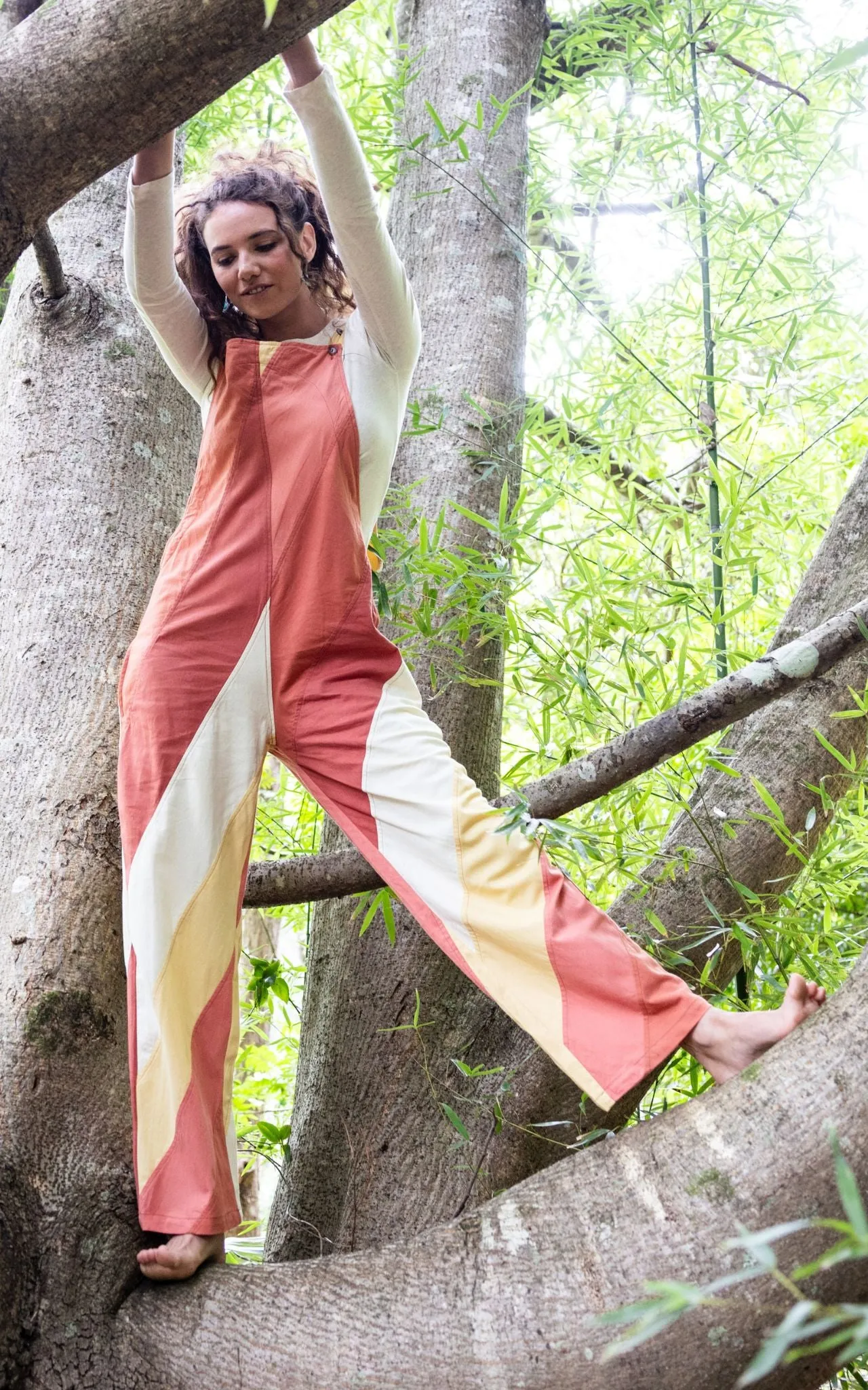 Freya Overalls - Burnt Orange