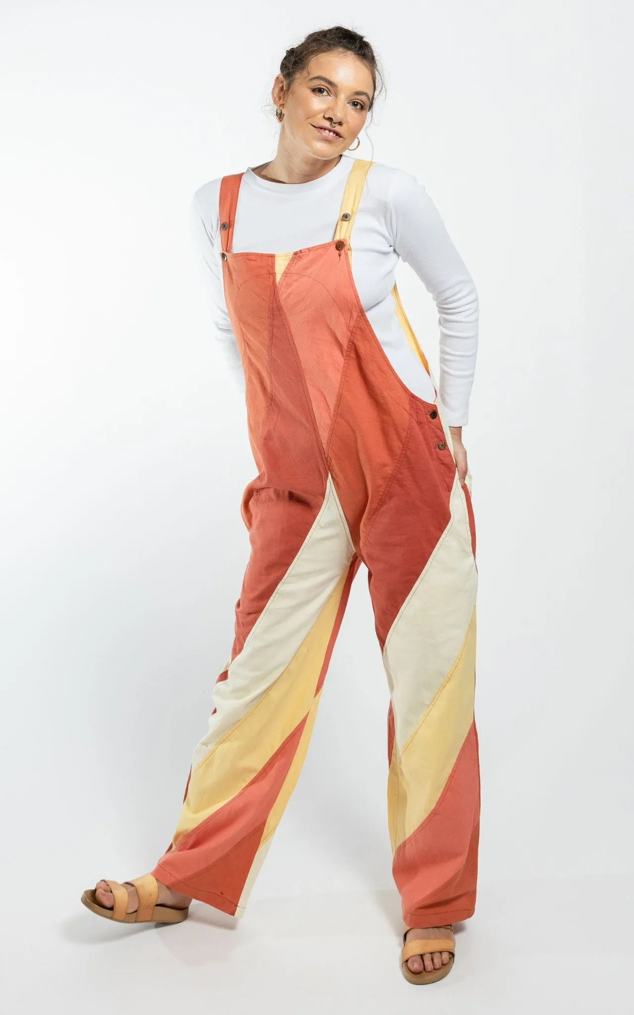 Freya Overalls - Burnt Orange
