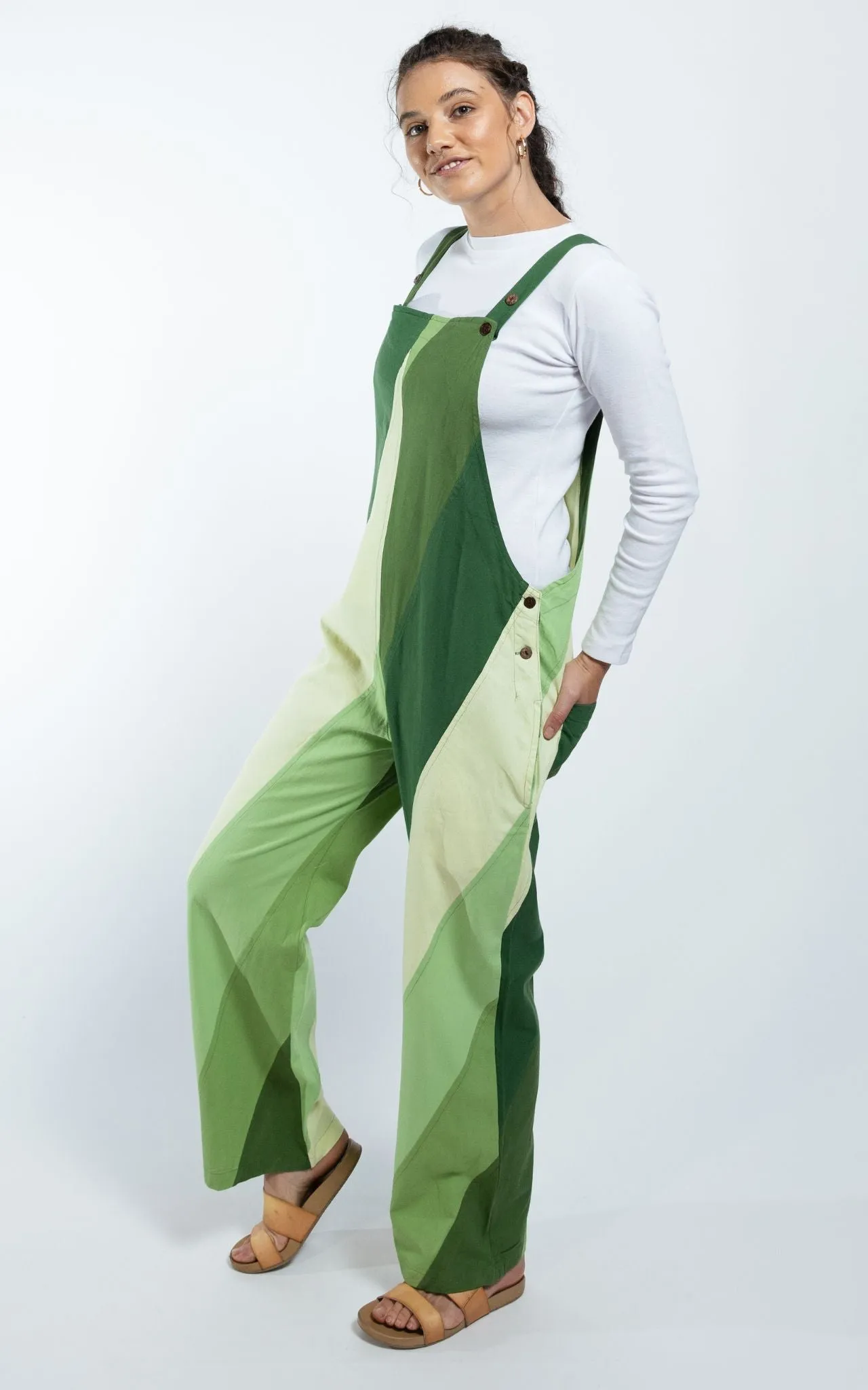 Freya Overalls - Green
