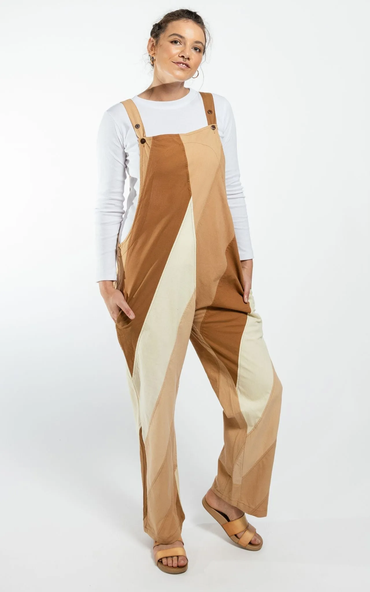 Freya Overalls - Tan