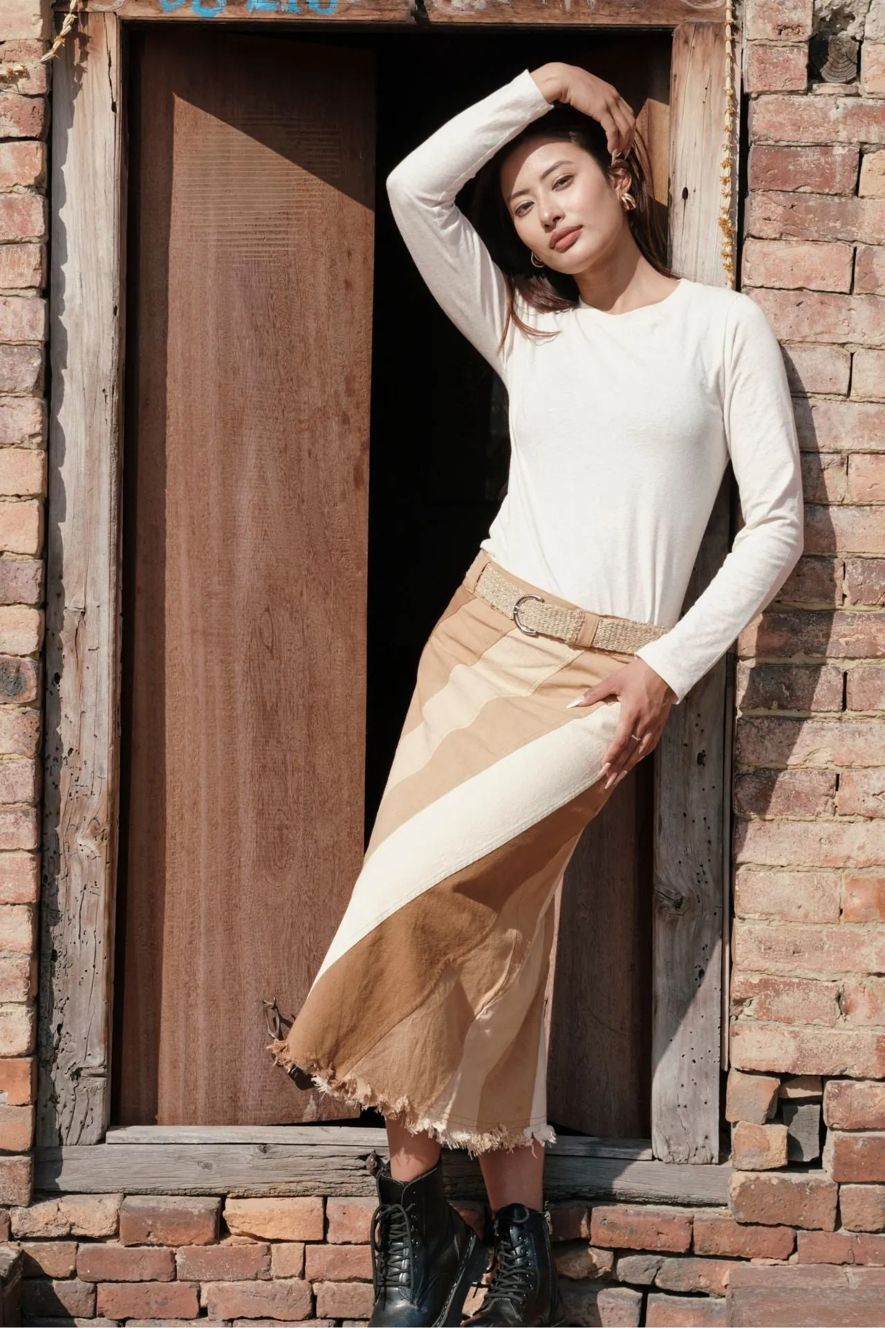 Freya Skirt - Tan