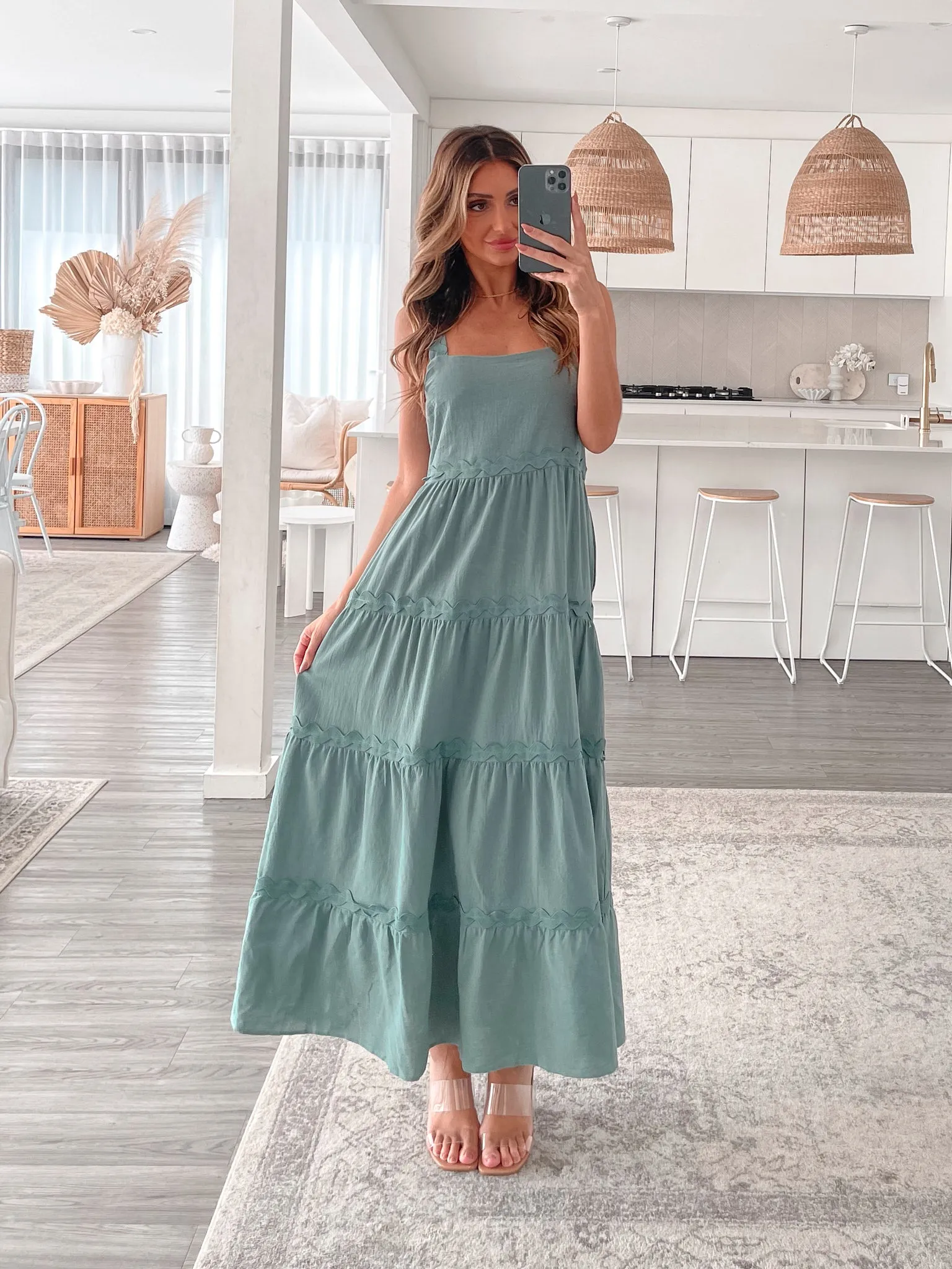 Geovana Dress - Green