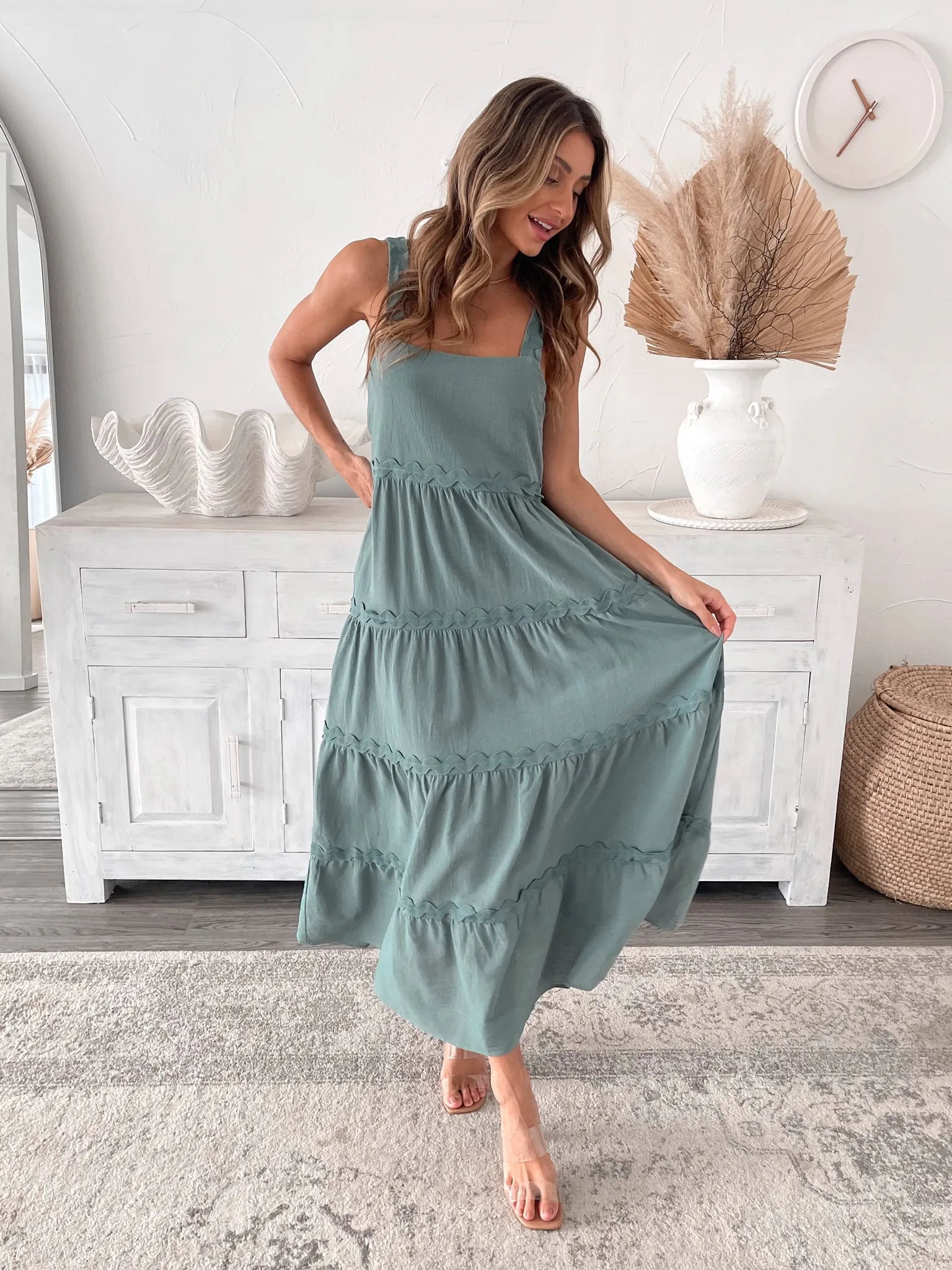 Geovana Dress - Green