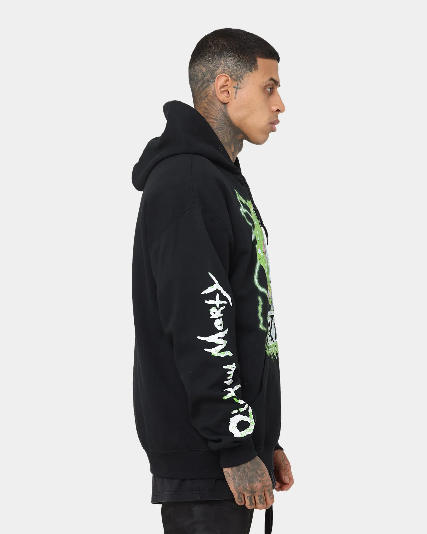 Goat Crew X Rick And Morty Portal Hoodie Black