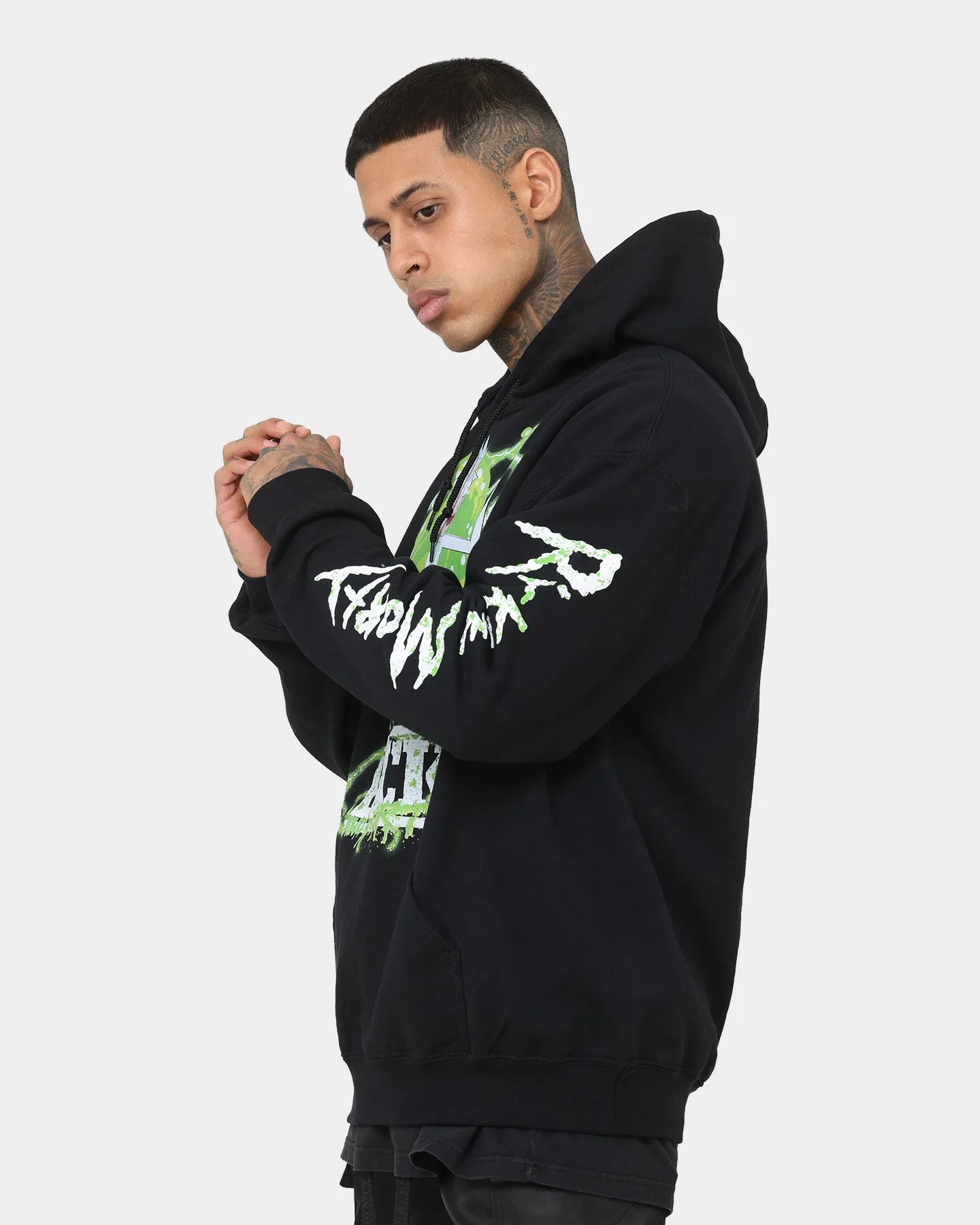 Goat Crew X Rick And Morty Portal Hoodie Black