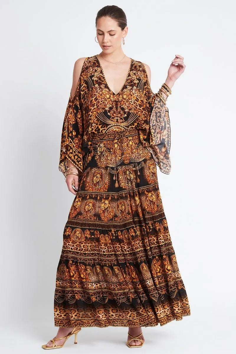 GOLDEN LADY KAFTAN DRESS
