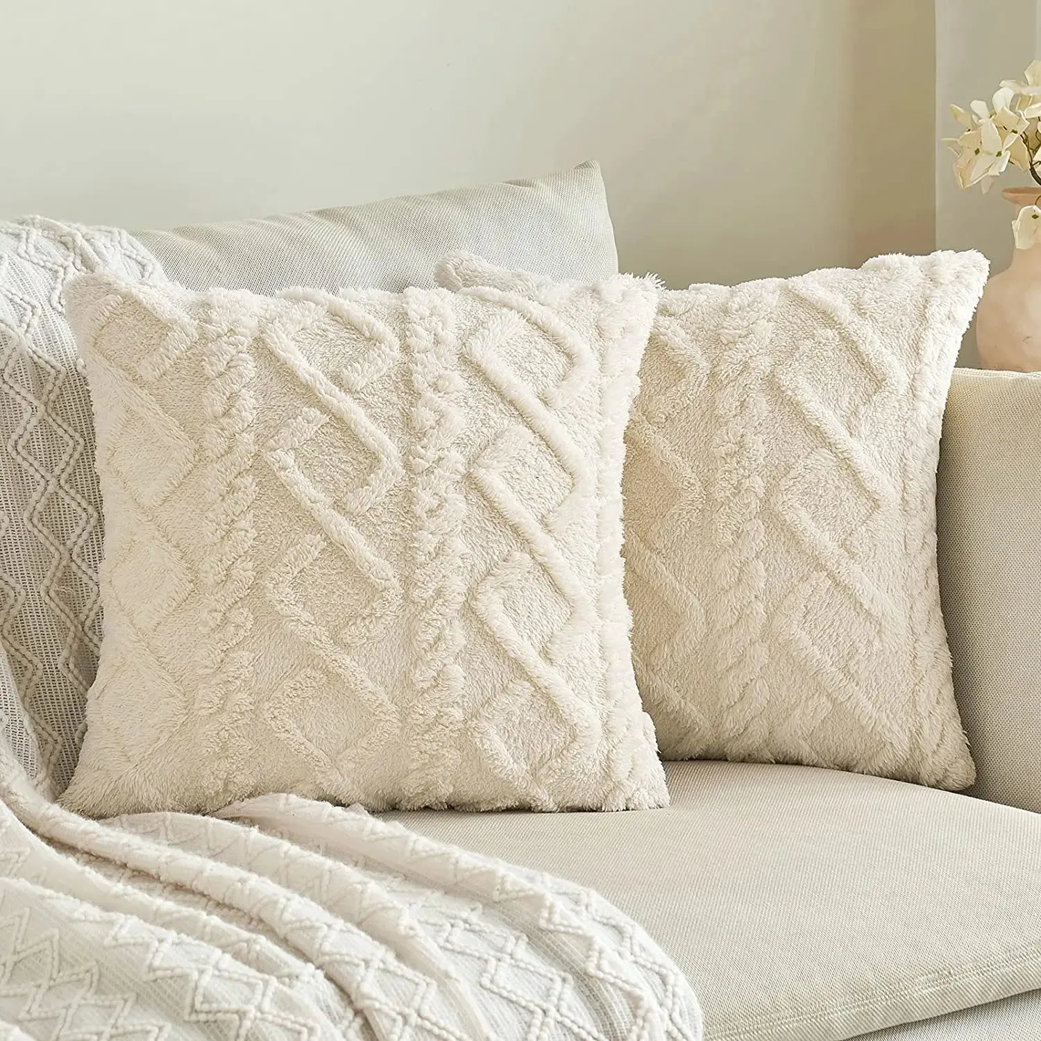 Hearthside Soft Plush Pillow Cover