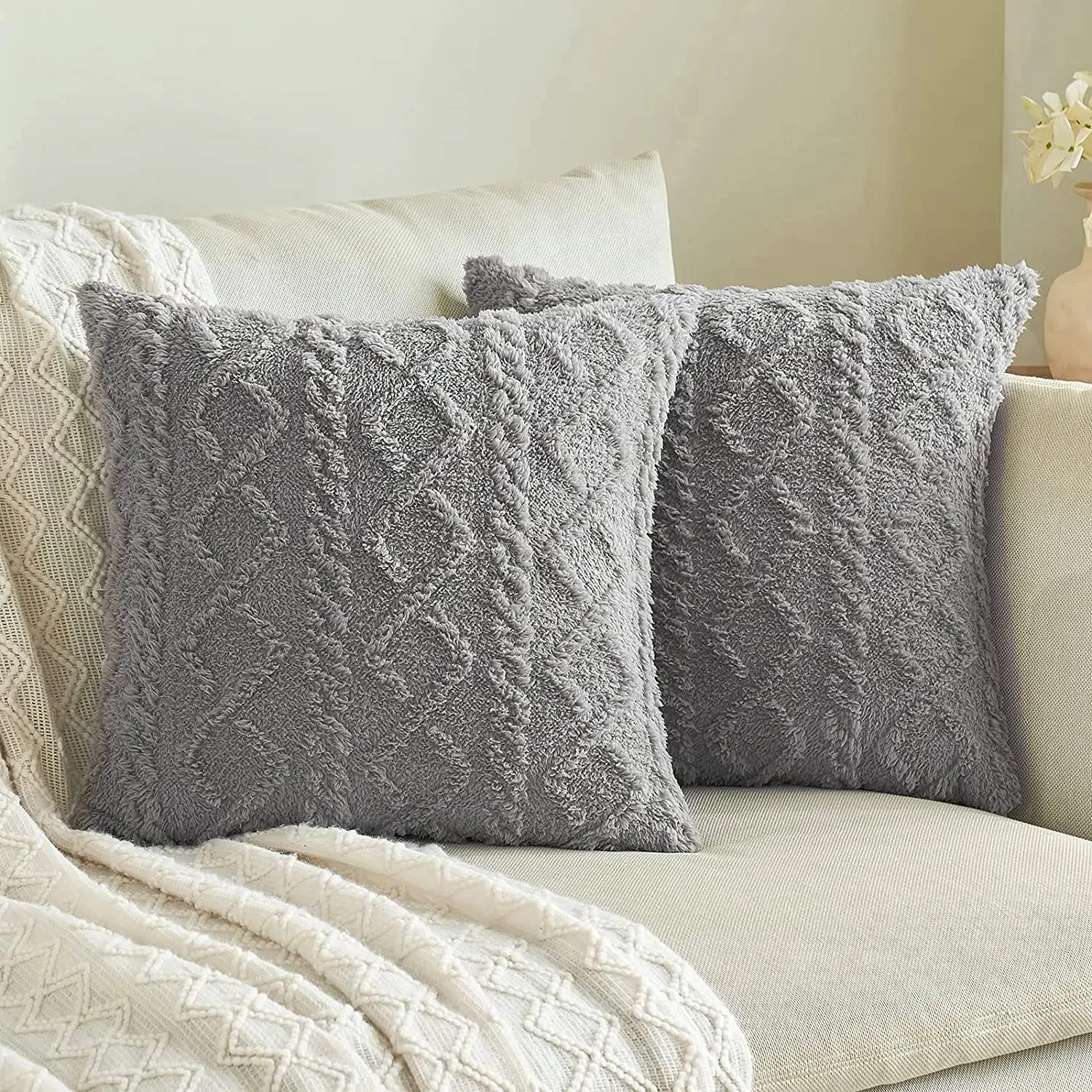 Hearthside Soft Plush Pillow Cover