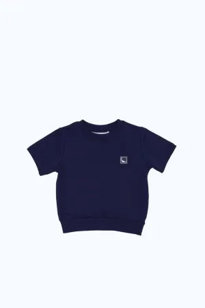 Infant Boys Navy Short Sleeved T-Shirt