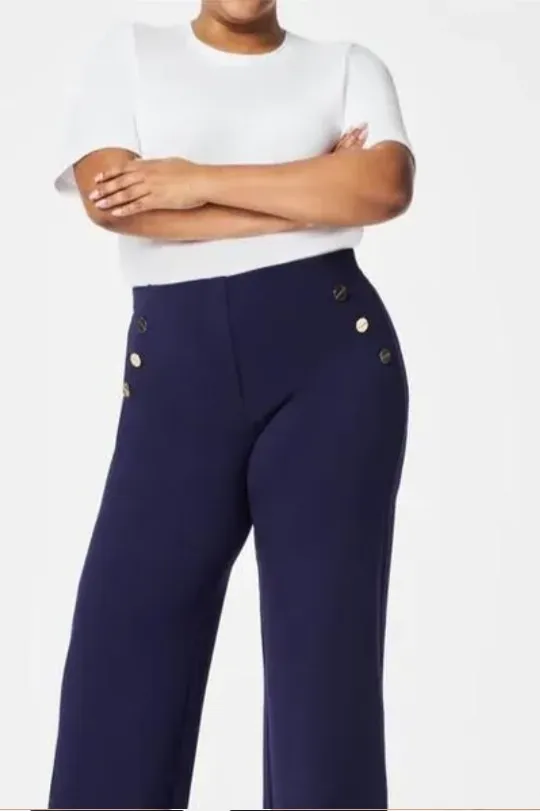 JOYA | BUTTON WIDE LEG PANTS